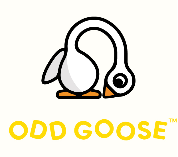 Odd Goose childrens stationery logo